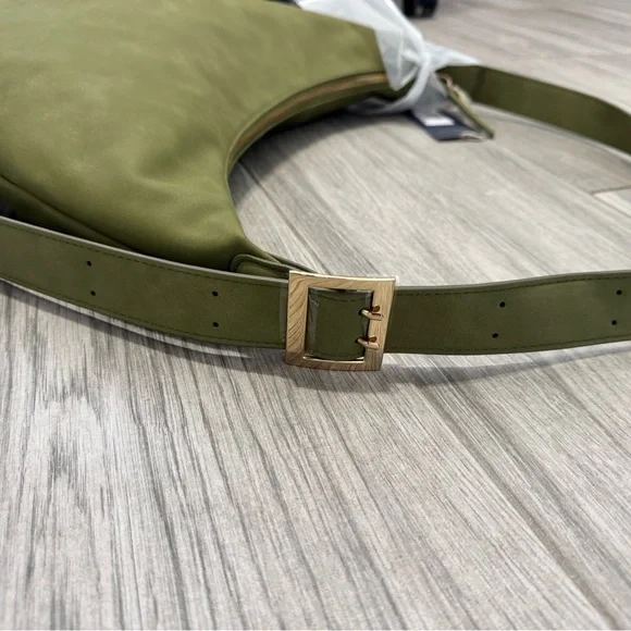 Universal Thread - Slouchy Crescent Sling Handbag - Universal Thread  Green - Picture 5 of 7